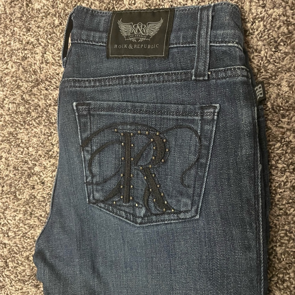 Rock and Republic brand womens/juniors jeans, size 26, like new